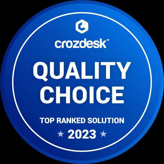 crozdesk quality choice 2023 award