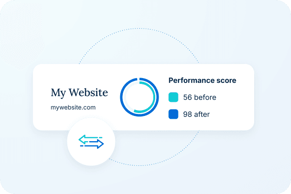 Illustration of WP Engine migration user interface